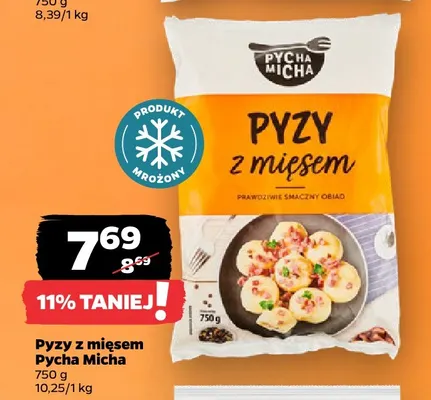 Pyzy z mięsem Pycha Micha promocja w Netto