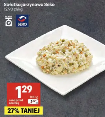 Sałatka jarzynowa promocja w Delikatesy Centrum