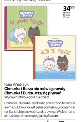 Książka Chmurka i Burza nie mówią prawdy promocja w Empik