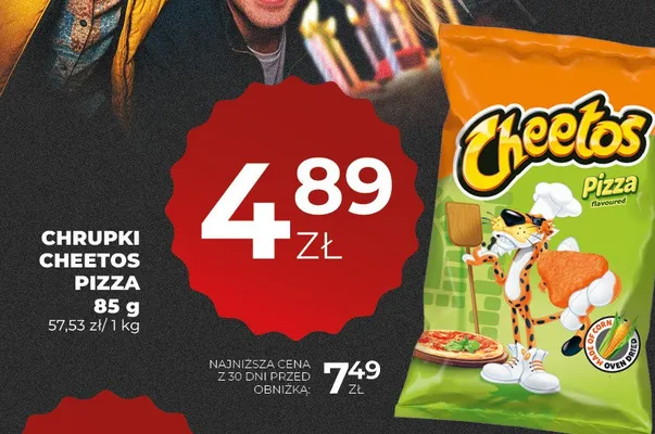 Chrupki Cheetos Pizza promocja w Duży Ben