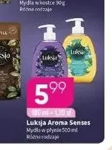 Mydło w płynie Luksja Aroma Senses promocja w Drogerie Koliber