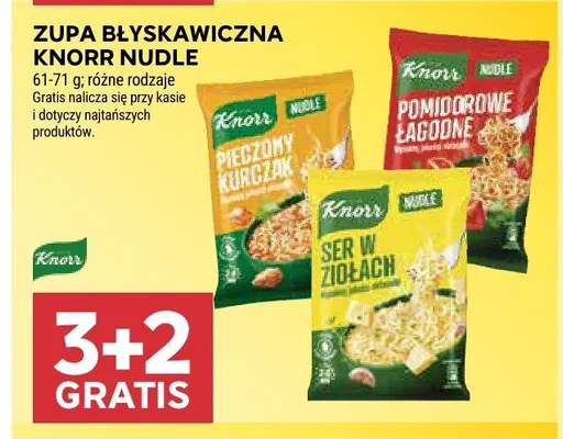 Zupa błyskawiczna Knorr Nudle Pieczony Kurczak promocja w Stokrotka