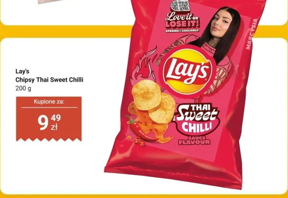 Chipsy Lay's Thai Sweet Chilli promocja w Dino
