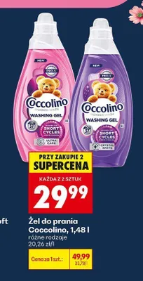 Żel do prania Coccolino Wonder Wash Ultra Care promocja w Biedronka