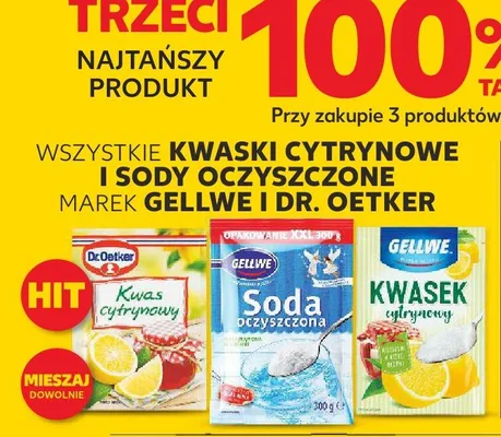Soda oczyszczona wszystkie rodzaje promocja w Kaufland