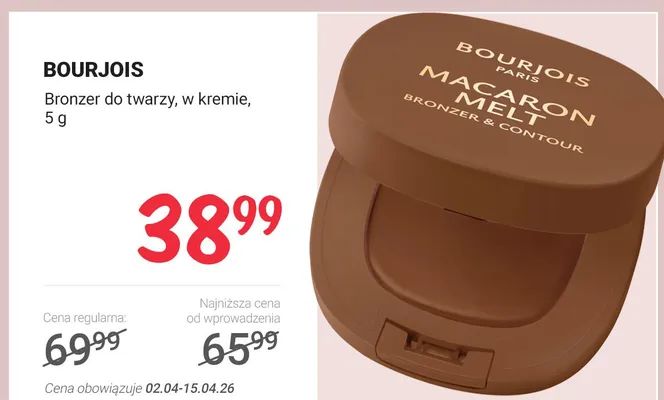 Bronzer do twarzy, w kremie, Macaron Melt promocja w Rossmann