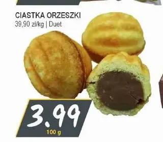 Ciastka orzeszki Duet promocja w Słoneczko