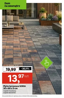 Płyta tarasowa Soria promocja w Leroy Merlin