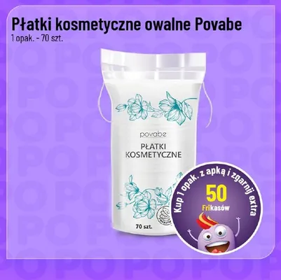 Płatki kosmetyczne owalne Povabe promocja w POLOmarket