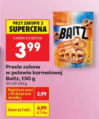 Precle solone w polewie karmelowej Baitz promocja w Biedronka