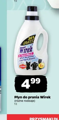 Płyn do prania Wirek promocja w Netto