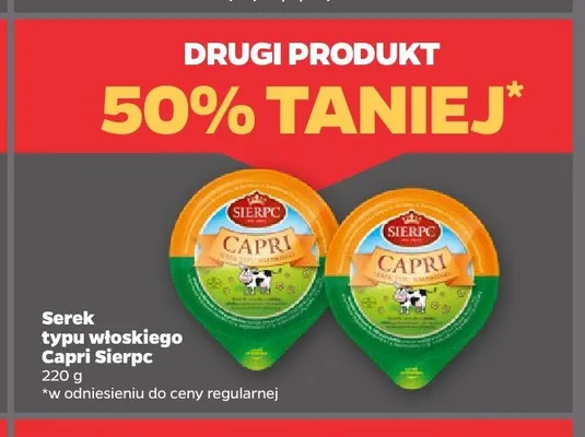 Serek typu włoskiego Capri Sierpc promocja w Netto