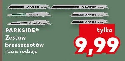 Zestaw brzeszczotów różne rodzaje promocja w Kaufland