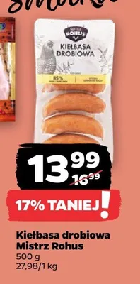 Kiełbasa drobowa promocja w Netto