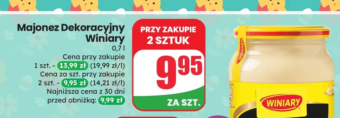 Majonez dekoracyjny promocja w Dino