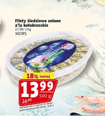 Filety śledziowe solone a'la kołobrzeskie Mors promocja w Prim Market