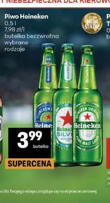 Piwo bezalkoholowe Heineken 0,0% promocja w Delikatesy Centrum