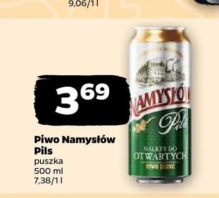 Piwo Namysłów Pils promocja w Netto