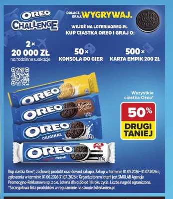 Ciastka Oreo Original promocja w Carrefour
