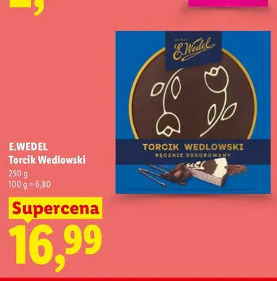 Torcik Wedlowski E.Wedel promocja w Lidl