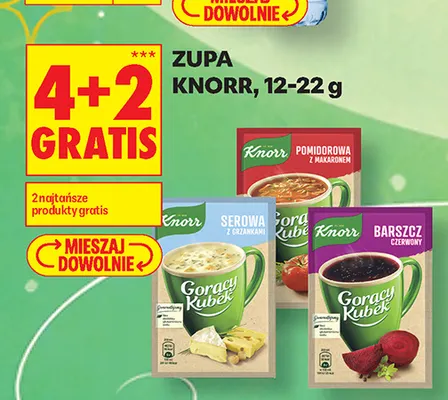 Zupa Knorr promocja w Biedronka