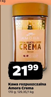 Kawa rozpuszczalna Amora Crema promocja w Netto