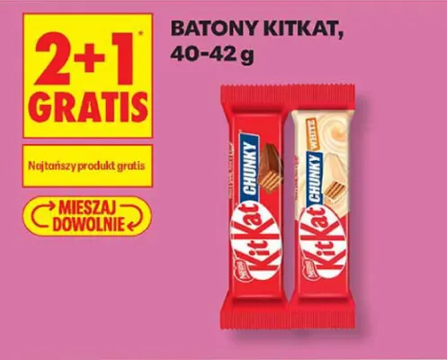 Baton KitKat Chunky promocja w Biedronka