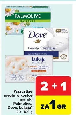 Mydło w kostce Naturals beauty cream bar promocja w Carrefour