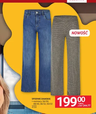 Spodnie damskie promocja w Selgros