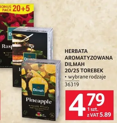 Herbata aromatyzowana Dilmah 20/25 torebek wybrane rodzaje promocja w Selgros