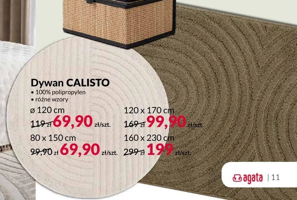 Dywan CALISTO ø 120 cm promocja w Salony Agata