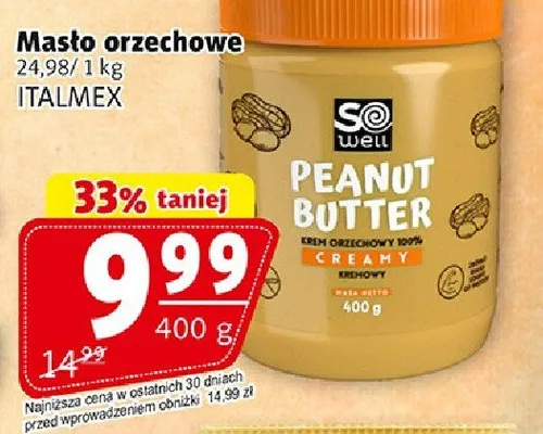 Masło orzechowe promocja w Prim Market