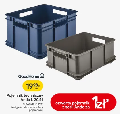 Pojemnik techniczny L 20,5 l promocja w Castorama