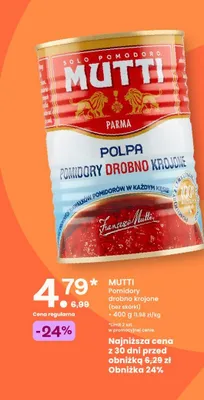 Pomidory drobno krojone bez skórki promocja w Frisco