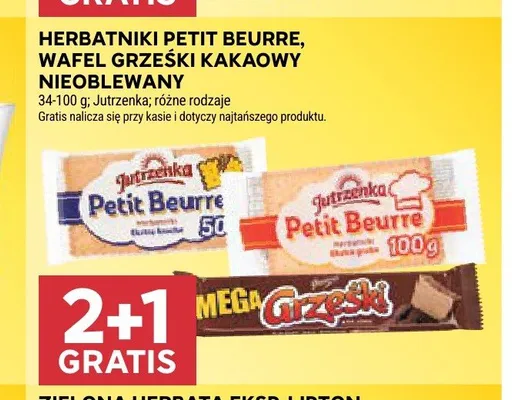 Wafel Grześki kakaowy nieoblewany promocja w Stokrotka