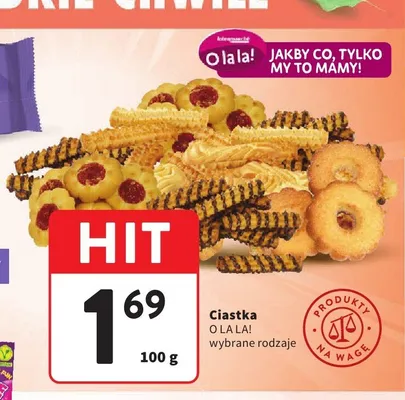 Ciastka O la la! promocja w Intermarche