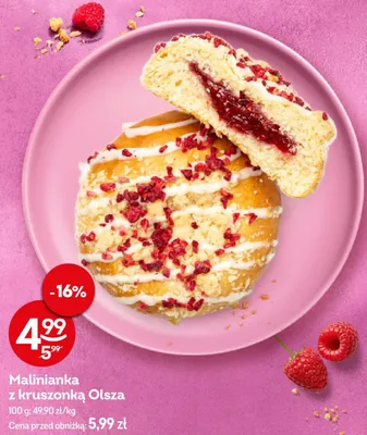 Malinianka z kruszonką Olsza promocja w Żabka
