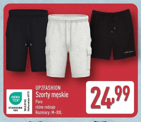 Szorty męskie UP2FASHION promocja w Aldi