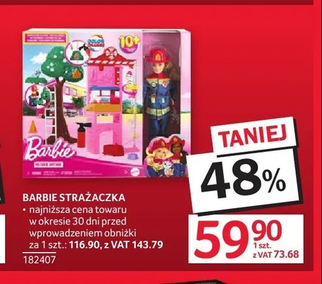 Barbie strażaczka promocja w Selgros