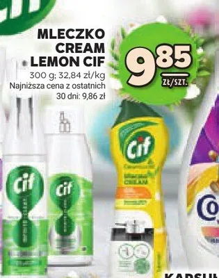 Mleczko cream lemon cif promocja w Stokrotka