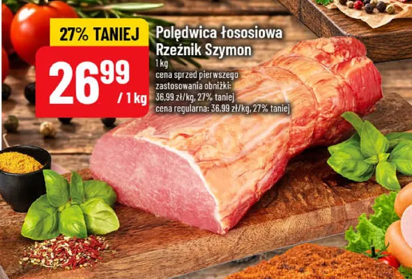 Polędwica łososiowa Rzeźnik Szymon promocja w POLOmarket