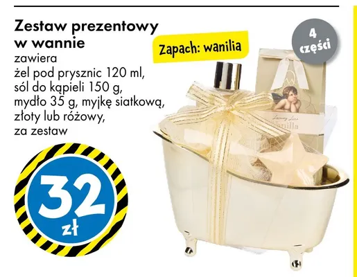 Zestaw prezentowy w wannie promocja w Tedi