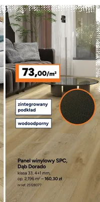Panel winylowy SPC Dąb Dorado promocja w Bricoman
