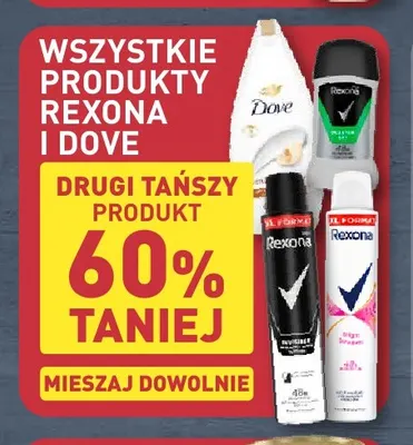 Produkty Rexona i Dove promocja w Aldi