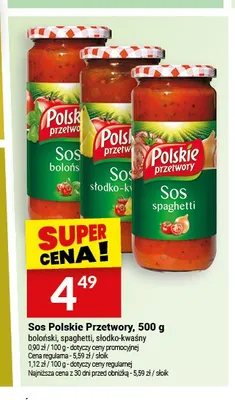 Sos Polskie Przetwory spaghetti promocja w Twój Market
