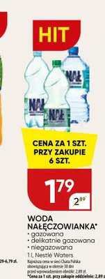Woda delikatnie gazowana Nałęczowianka promocja w Chata Polska