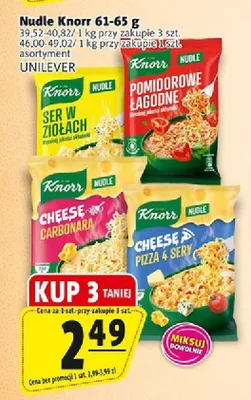 Nudle Cheese Carbonara Knorr promocja w Prim Market