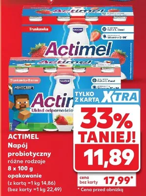 Napój probiotyczny Actimel promocja w Kaufland