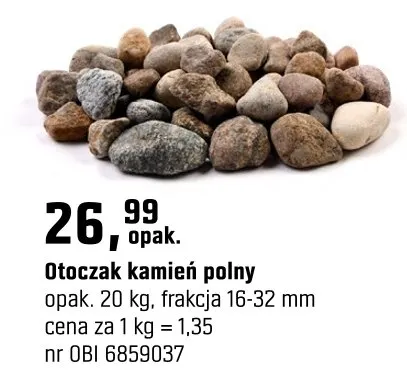 Otoczak kamień polny promocja w OBI