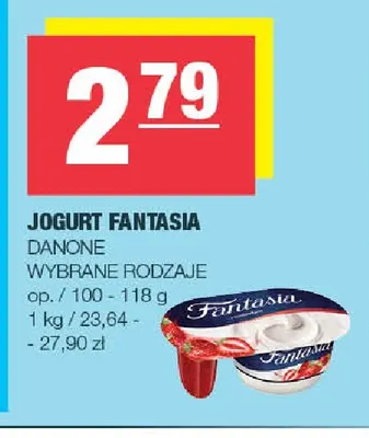 Jogurt Fantasia Danone promocja w SPAR